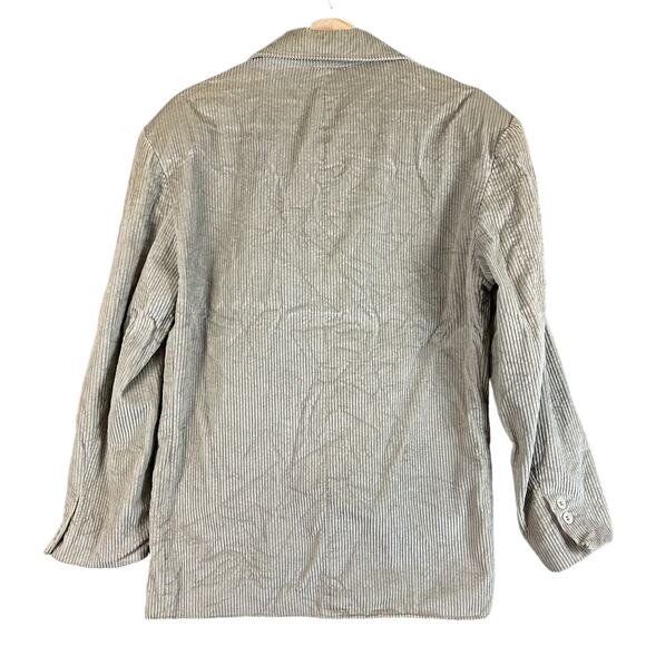 Tweeds Corduroy Blazer Jacket Longline Tan Beige Women's XS Extra Small - Picture 2 of 11